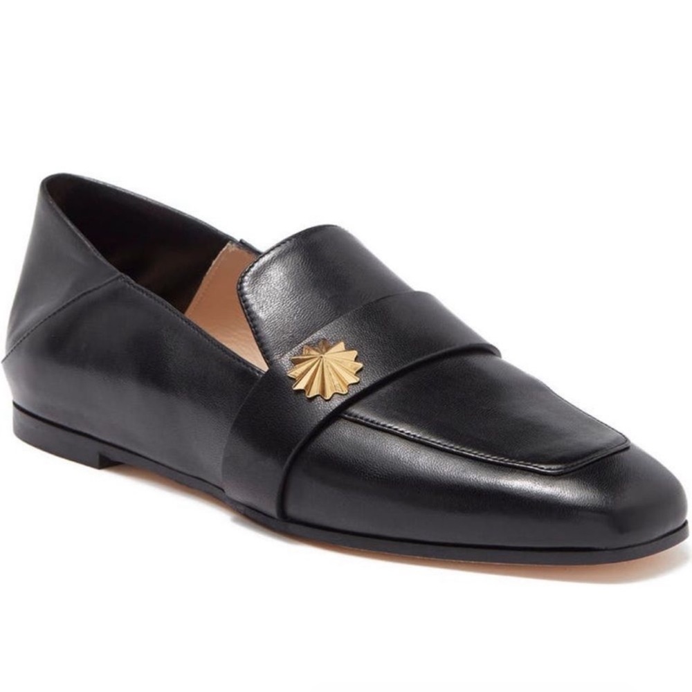 Stuart Weitzman Wylie Star flat black size 6.5B